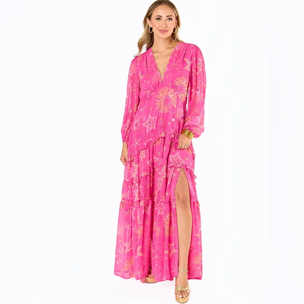 Buddy Love ZODIAK LONG SLEEVE MAXI DRESS - BATON ROUGE